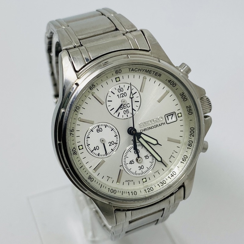 Seiko Chronograph 7T92-0BA0 White Dial