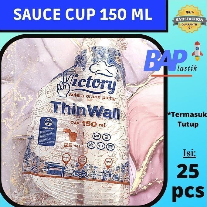favorit] Sauce Cup 150 ml / Sauce Cup Victory / Tempat Saos