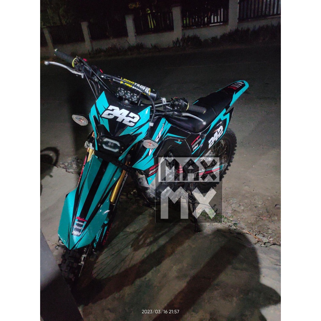 Decal Sticker crf 150l dekal stiker fullbody tosca simple