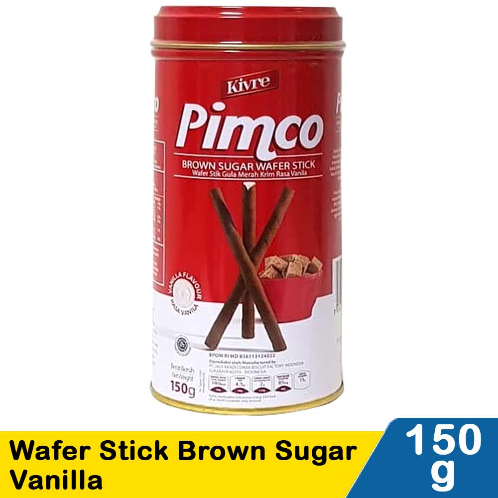 

Pimco Wafer Stick Brown Sugar Vanilla 150G