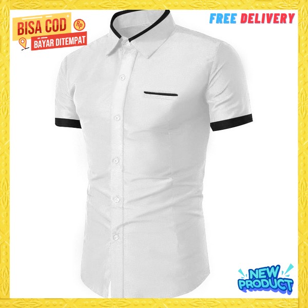 Hem Jumbo Slimfit Premium Kemeja Elegan Mas Al Pskaian Laki2 Kerah Murah Outfit Lebaran Laki2 Dwasa 