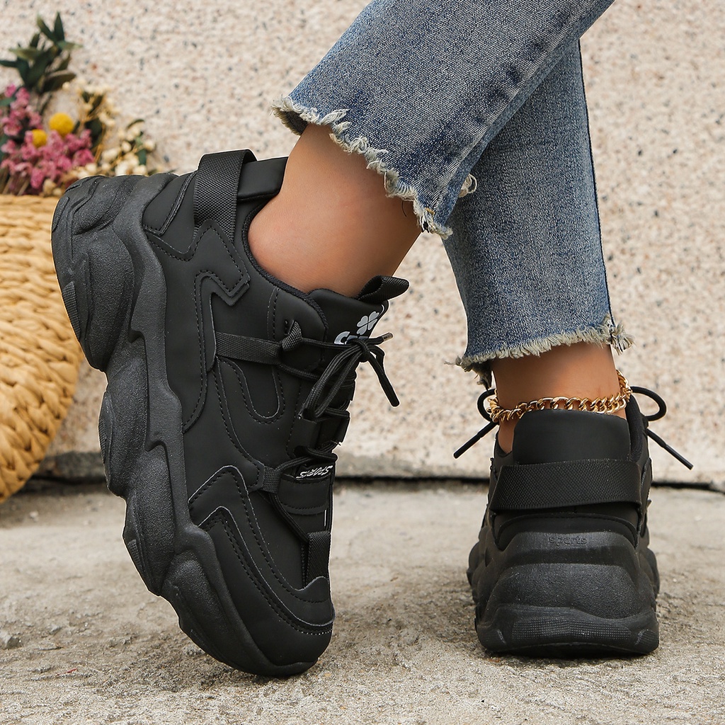 Favorite &quot; FREE BOX&quot; Sepatu Wanita Sneakers Korea Import 9166