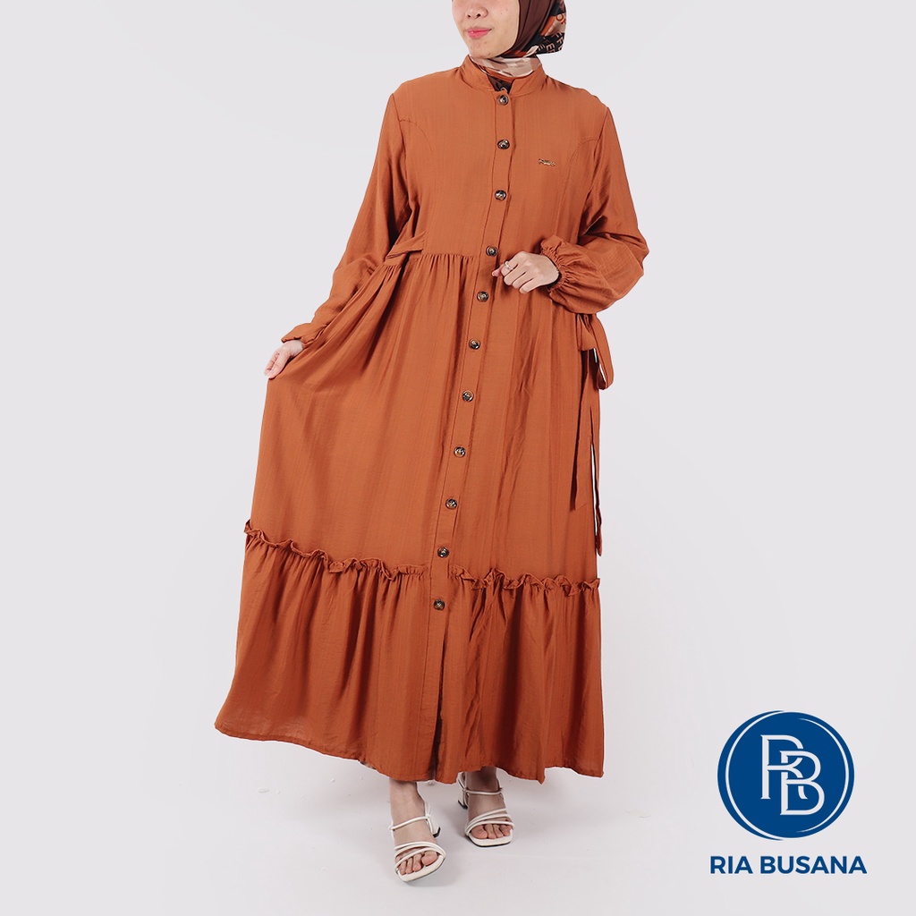 Ria Busana - Alfina - Gamis Polos Wanita Art. FAIQAH