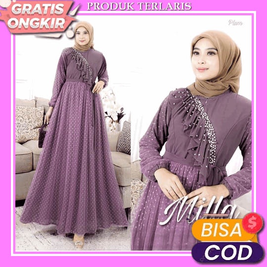 Gamis Terbaru 2023 Lebaran Wanita Import Remaja Baju Perempuan Kekinian Gamis Model Terbaru 2023 Gam
