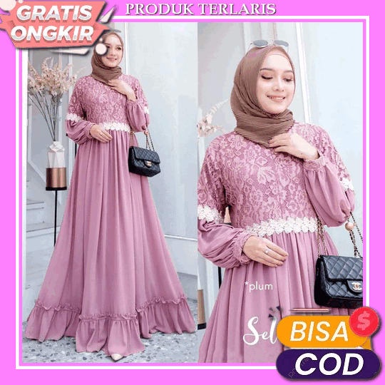 Dress Kayala Bahan Full Brukat Dress Wanita Kekinian Terbaru Dress Maxi Dress Wanita Dress Cantik Da