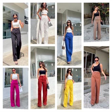 Celana Panjang Wanita HW Pants Kulot Promthong BKK