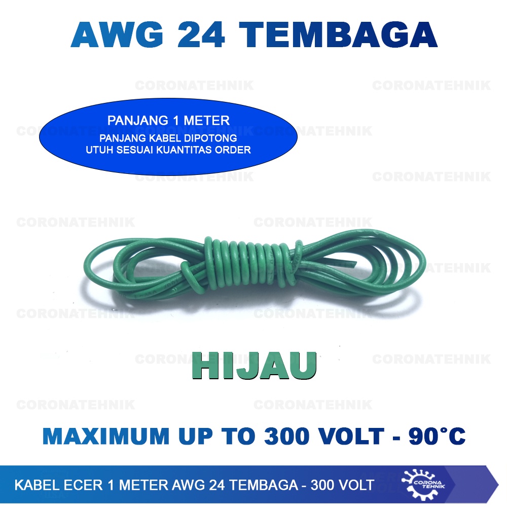 Serabut Putih @ 1 Meter Kabel Ecer AWG 24