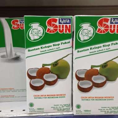 

kara sun santan kelapa kemasan 1000ml siap pakai murah PRAKTIS