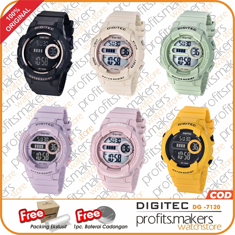 DIGITEC DG 7120 / DG-7120 / DG 7120 Watch Jam Tangan ORIGINAL