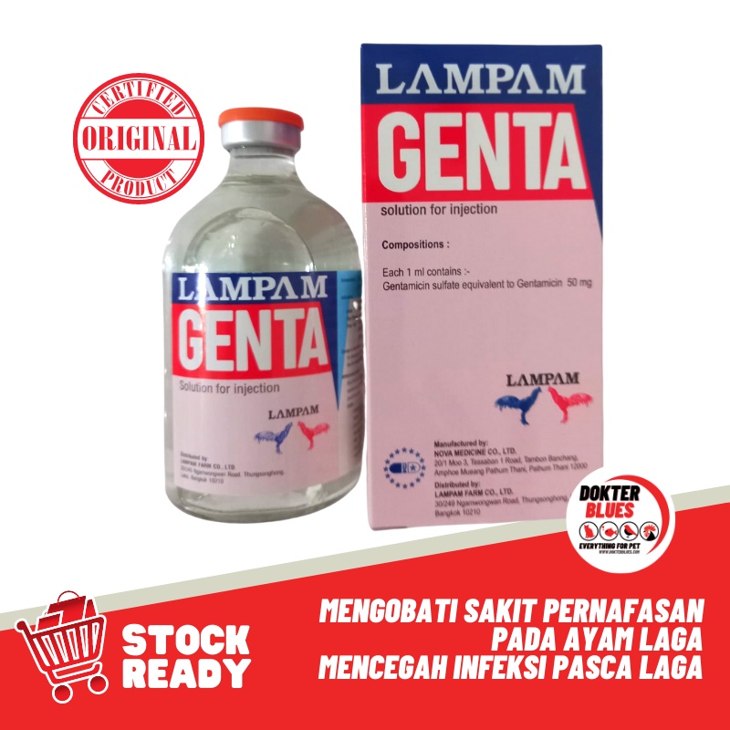 Obat Ayam Laga LAMPAM GENTA (100ml) Mencegah Infeksi