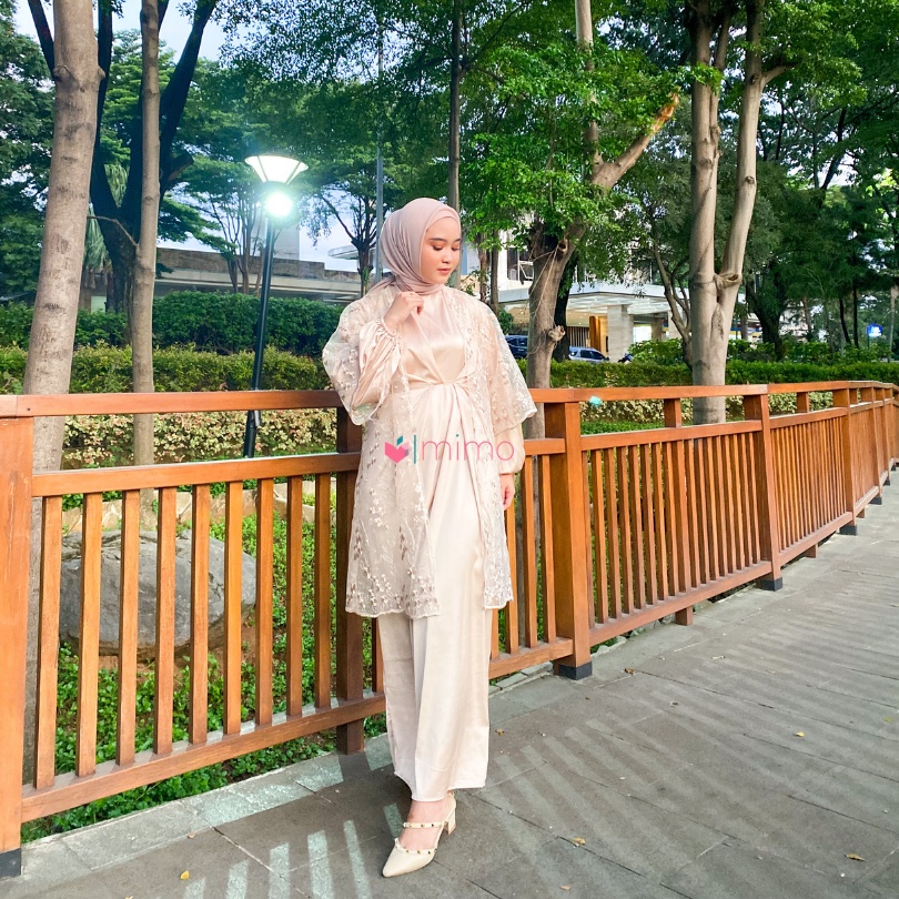 Abelia Silk Dress - Ramadhan Collection/Lebaran/Kaftan