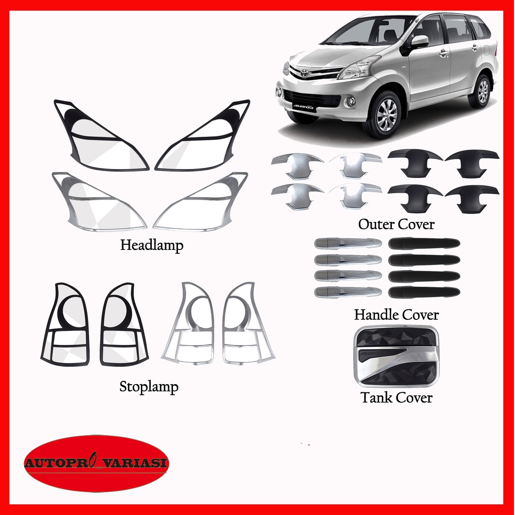 Garnish Avanza Stoplamp 2012 2016 2019