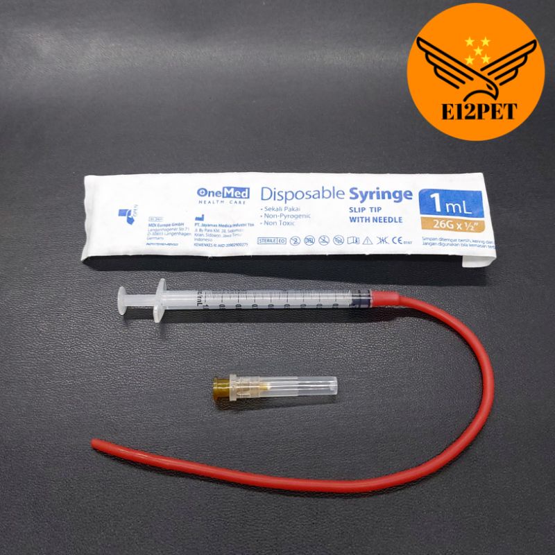 Suntikan 1ml Spuit Sepetan Lolohan Burung Obat / Makanan Spetan Anjing Spetan Kucing Spetan Kelinci 