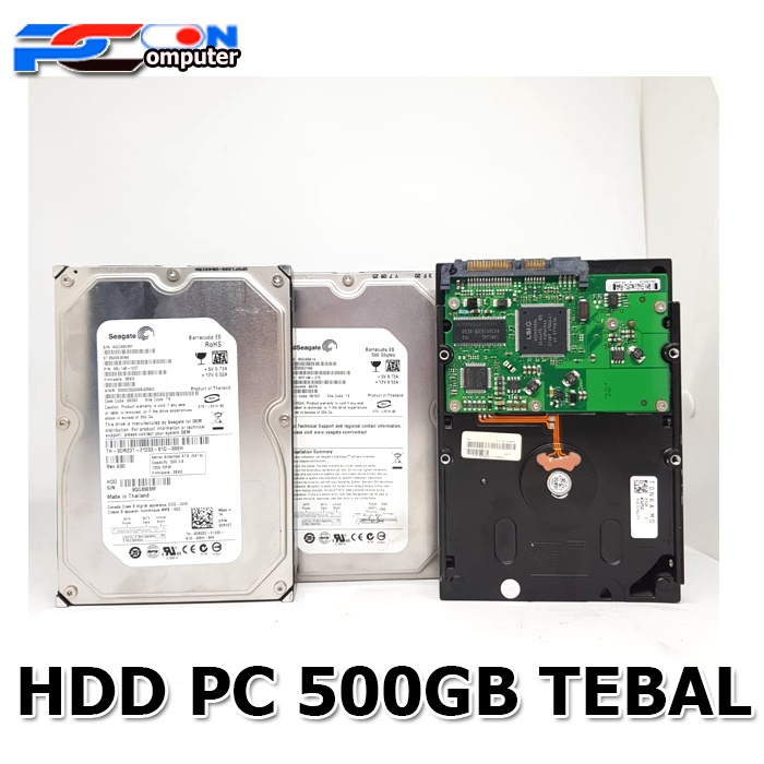 HDD Hardisk Harddisk PC 3.5 500GB TEBAL SATA PC DESKTOP KOMPUTER