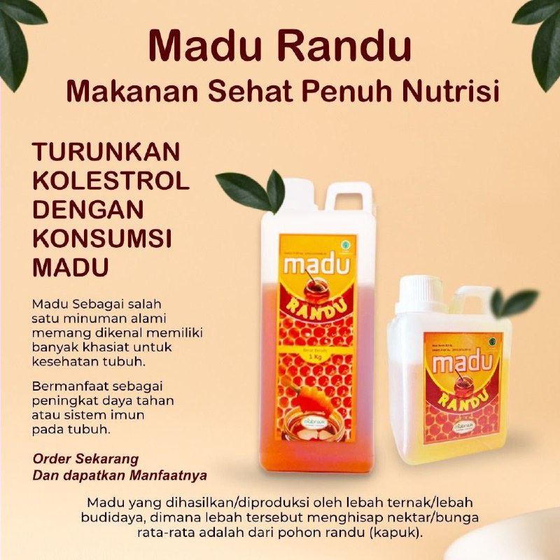 

Madu Randu 500 Gram : Menambah Daya Tahan Tubuh , Mengatasi Anemia, DLL