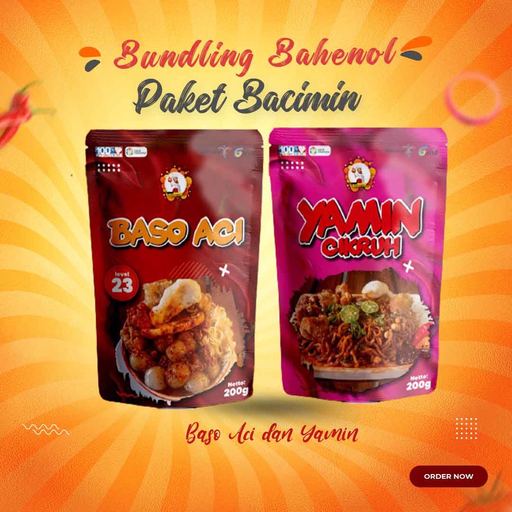 

Paket Baso Aci dan Yamin Paket Hemat Baso Bahenol Garut