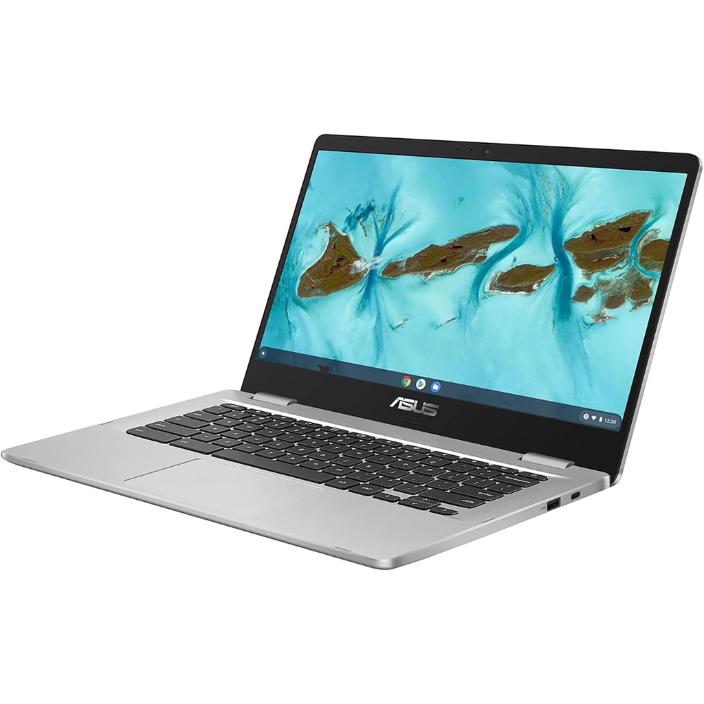 Laptop Murah Baru Asus CHROMEBOOK C424MA INTEL N4020 Ram 4GB 384GB 14&quot; FHD CHROME OS SILVER