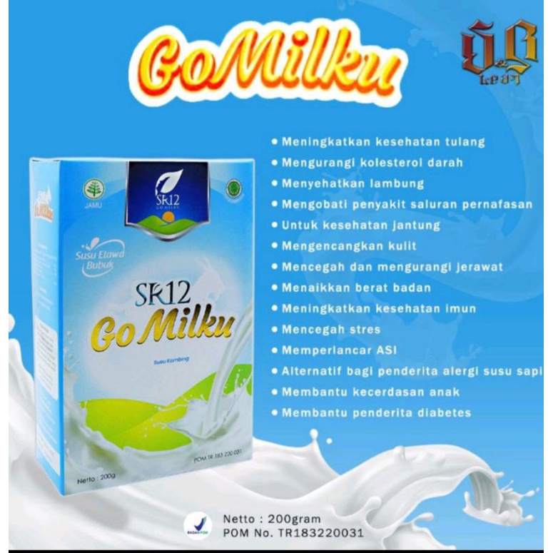 

Susu Kambing Etawa GoMilku Original SR12 // Rasa Cokelat Dan Strawberry // Goat Milk