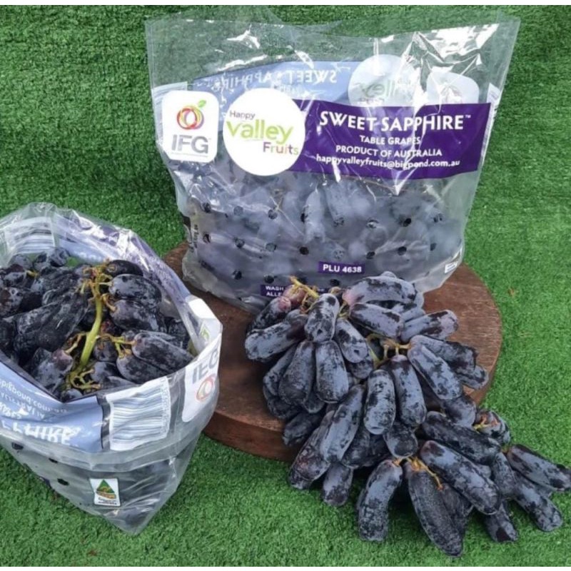 

Anggur moondrop sweet sapphire Australia Manis seedless per dus - 1 kg