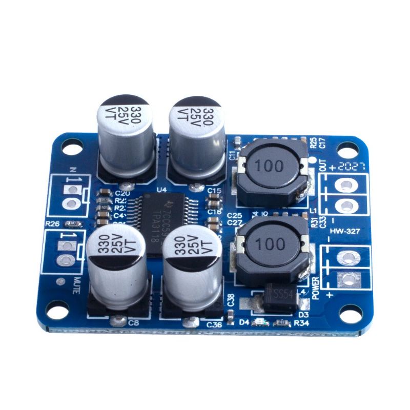 TPA3118 PBTL mono digital amplifier board Class D 1X60W 12V-24V