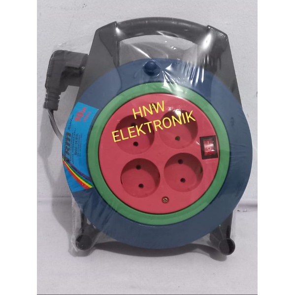 kabel roll 10 meter stop kontak 4 lubang kabel box 10 meter TRM