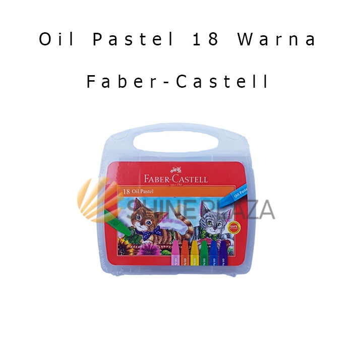 

Crayon Faber Castell Krayon 18 Warna Hexagonal Oil Pastel Color