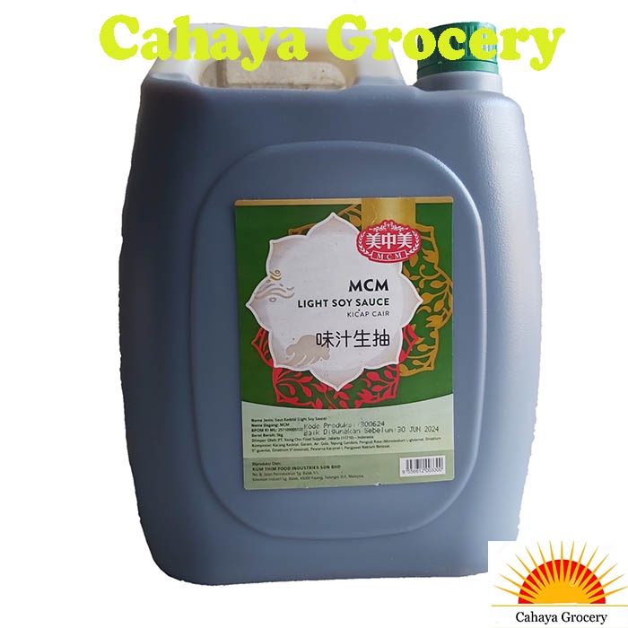 

MCM Light Soya / Kecap Asin 5 Liter (GOJEK / GRAB)