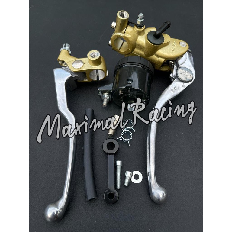 MASTER REM NISSIN 1 SET KIRIN KANAN + TABUNG MINYAK REM UNIVERSAL SEMUA MOTOR