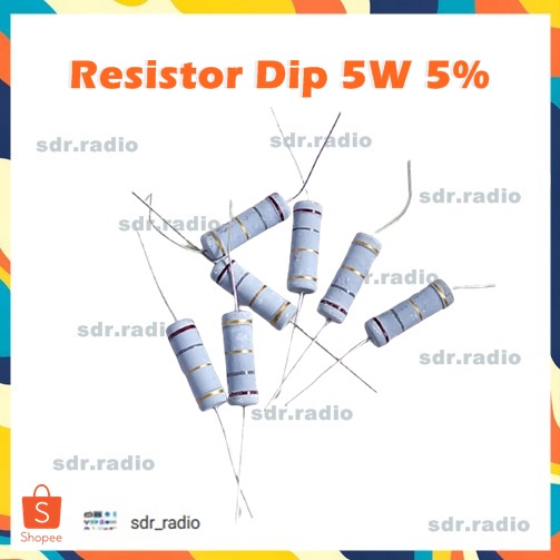 Resistor Dip 3K6 3.6 kilo ohm 5W 3.6 K 5 watt 5%