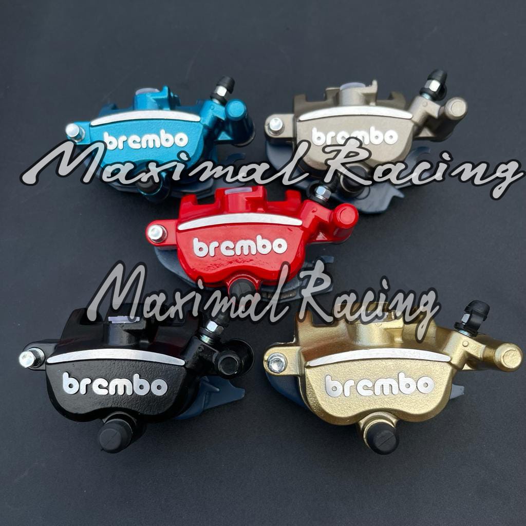 KALIPER BREMBO NMAX OLD NMAX NEW AEROX 155 2 PISTON PLUS BREKET PLUS KAMPAS DEPAN