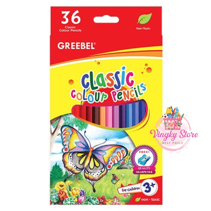 

Terlaris Pensil Warna Classic 36 Warna Greebel