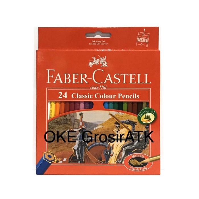 

Terlaris Pensil Warna Faber Castell Classic 24 Panjang [Set]