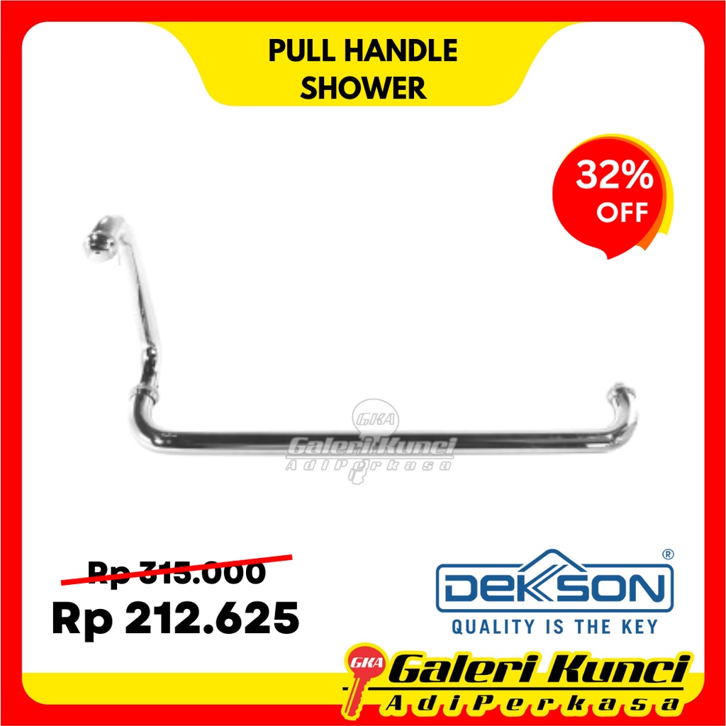 Handle Pintu Dekson Dekkson PH EL814 25x200x500 PSS Gagang Pintu Kaca Shower