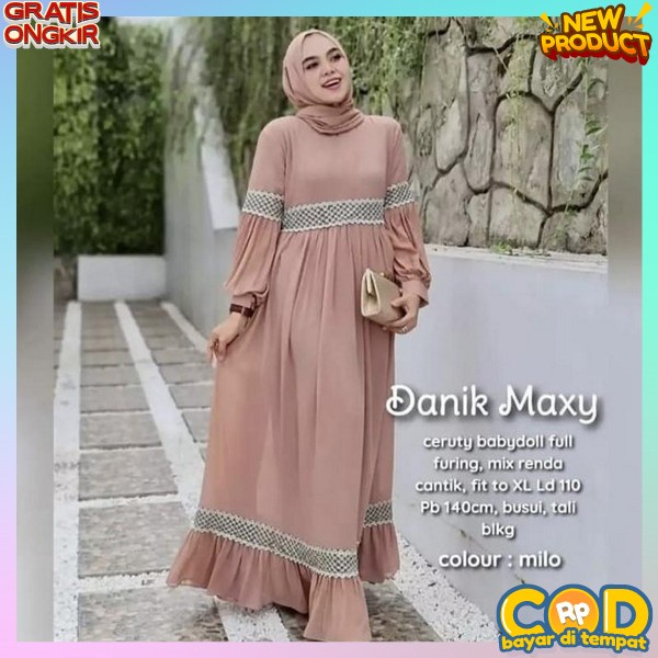 Pakaian Wanita Muslimah Fashion Muslim Remaja Import Jumbo Gamis Syarii Gsmis Syar'I Games Murah Dre