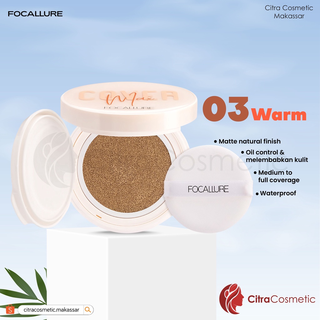 Focallure Covermax Longlasting Cushion Foundation Series