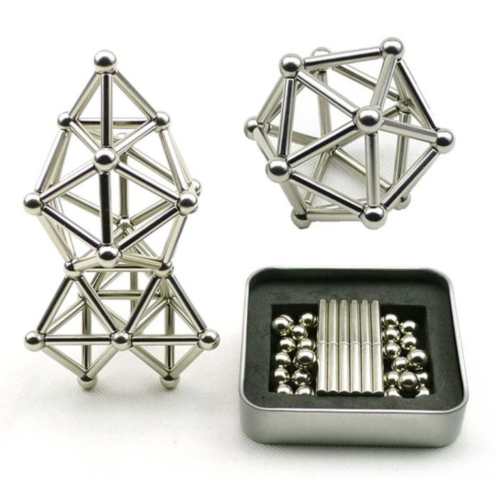 

STK- Mainan bola dan tongkat Magnet / magnetic Stick and Bucky Balls TH2810 - ISI PAKET 63PCS