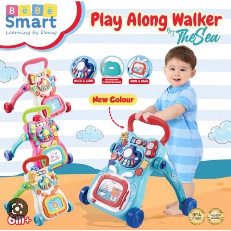 Bebe Smart Play Along Walker BBS92 With Watertank/Pemberat (Push Walker)