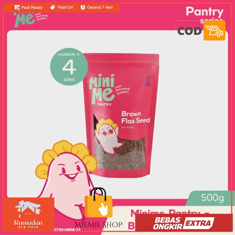 

MAMISEED Flax Seed 500gr - Biji Rami Flaxseed - New 100gr