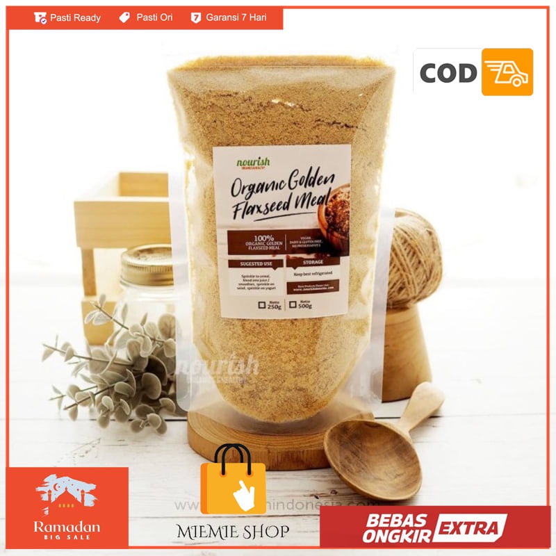 

Nourish Indonesia Organic Golden Flaxseed Meal 250 gr