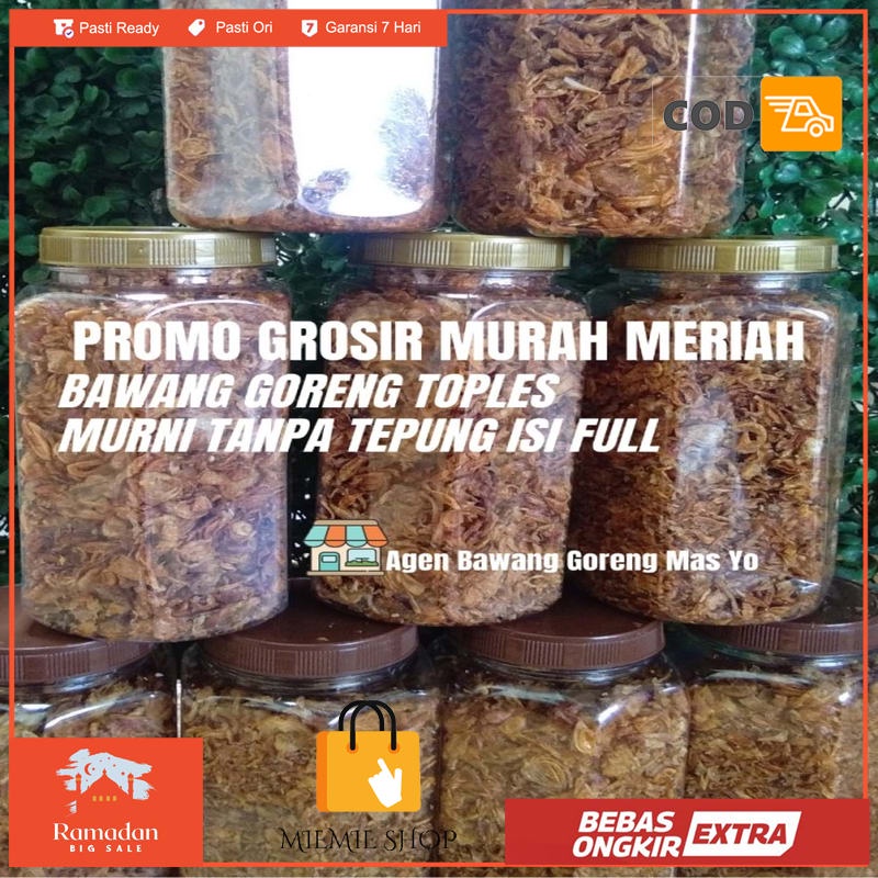 

PROMO BAWANG GORENG TOPLES MURNI TANPA TEPUNG