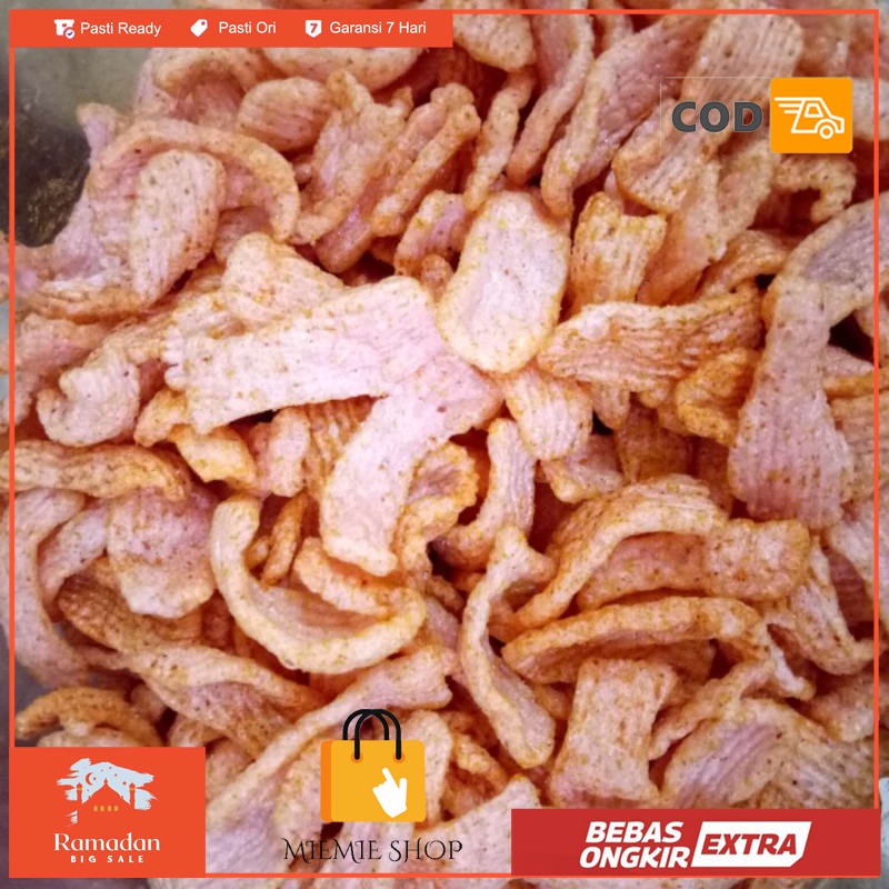 

KERUPUK IKAN PEDES 100 Gr