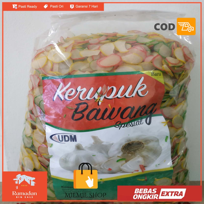 

Krupuk / Kerupuk Bawang Putih SPECIAL UDM *500gram - tanpa bubble