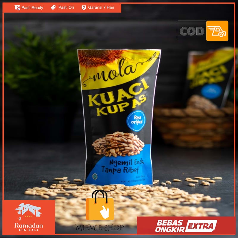 

Mola Kuaci Kupas Panggang / kuaci bunga matahari / Sunflower Seed - original