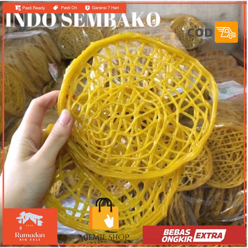 

Kerupuk Mie Kuning Besar Asinan 1kg / Krupuk Mie Besar 1kg