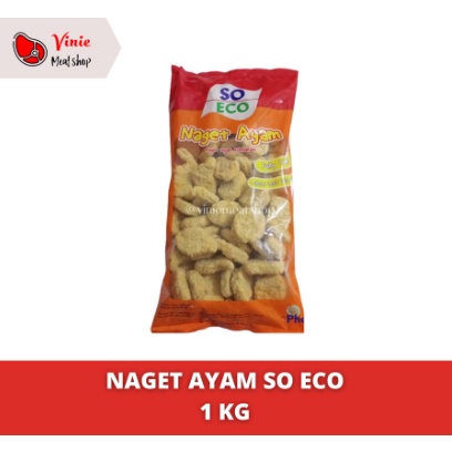 

So Eco Chicken Nugget 1Kg Naget Ayam Halal