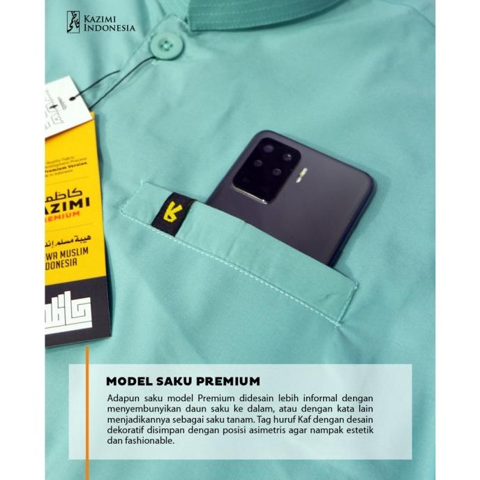 Baju Muslim Baju Koko Habaib Habaib Haibah Kazimi Putih