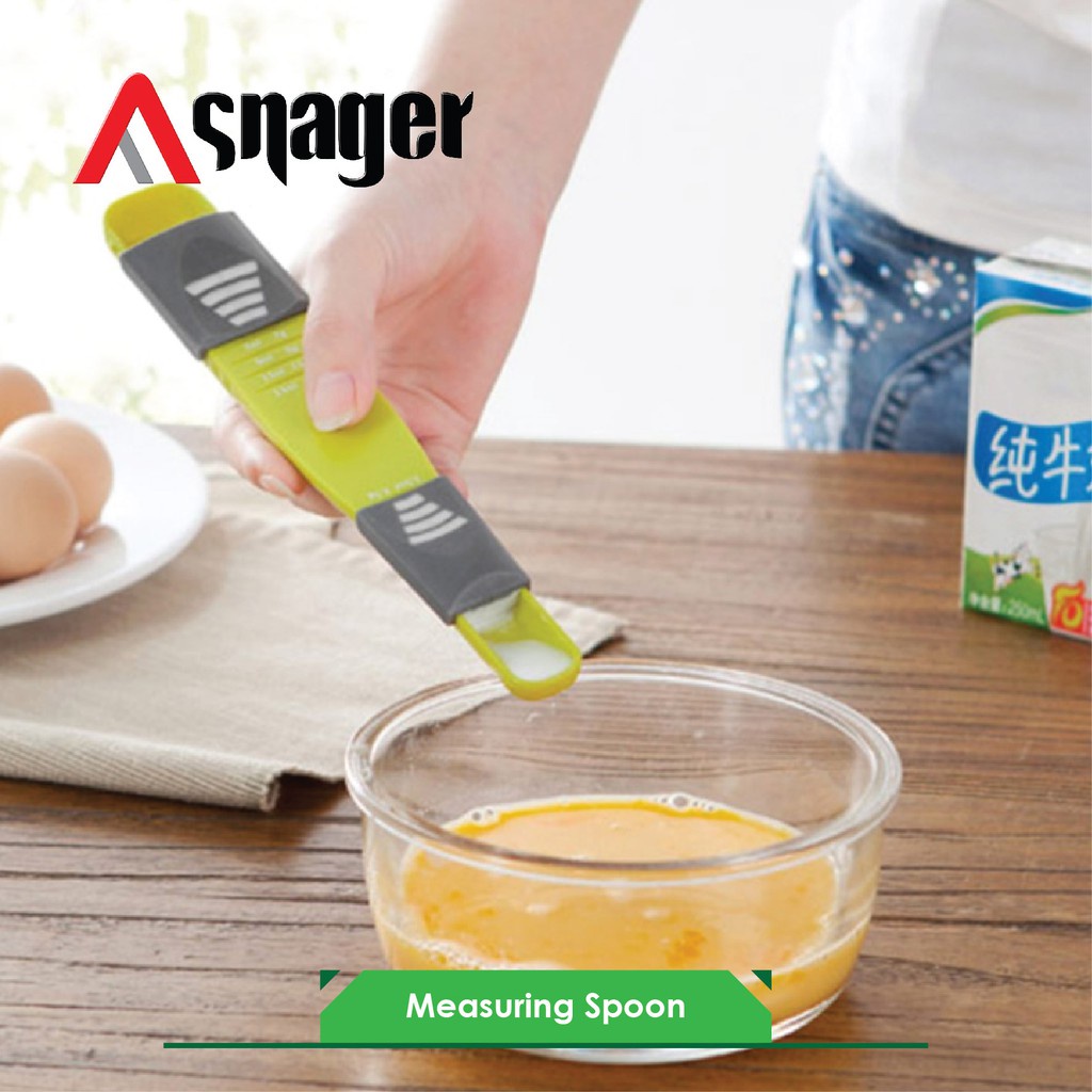 Snager Sendok Takar Geser Sendok Ukur Sliding Measuring Spoon Bumbu