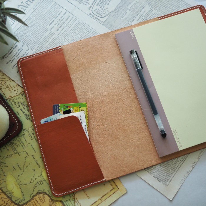 

Terlaris Nbook Cover Book A5 - Sampul Notebook A5 - Leather Cover - Notepad