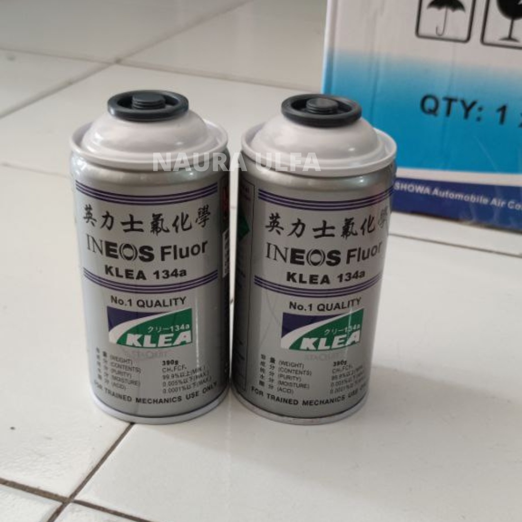 Preon gas isi ac mobil kulkas refrigerant klea Kincool kaleng r134 r134a 390 gram