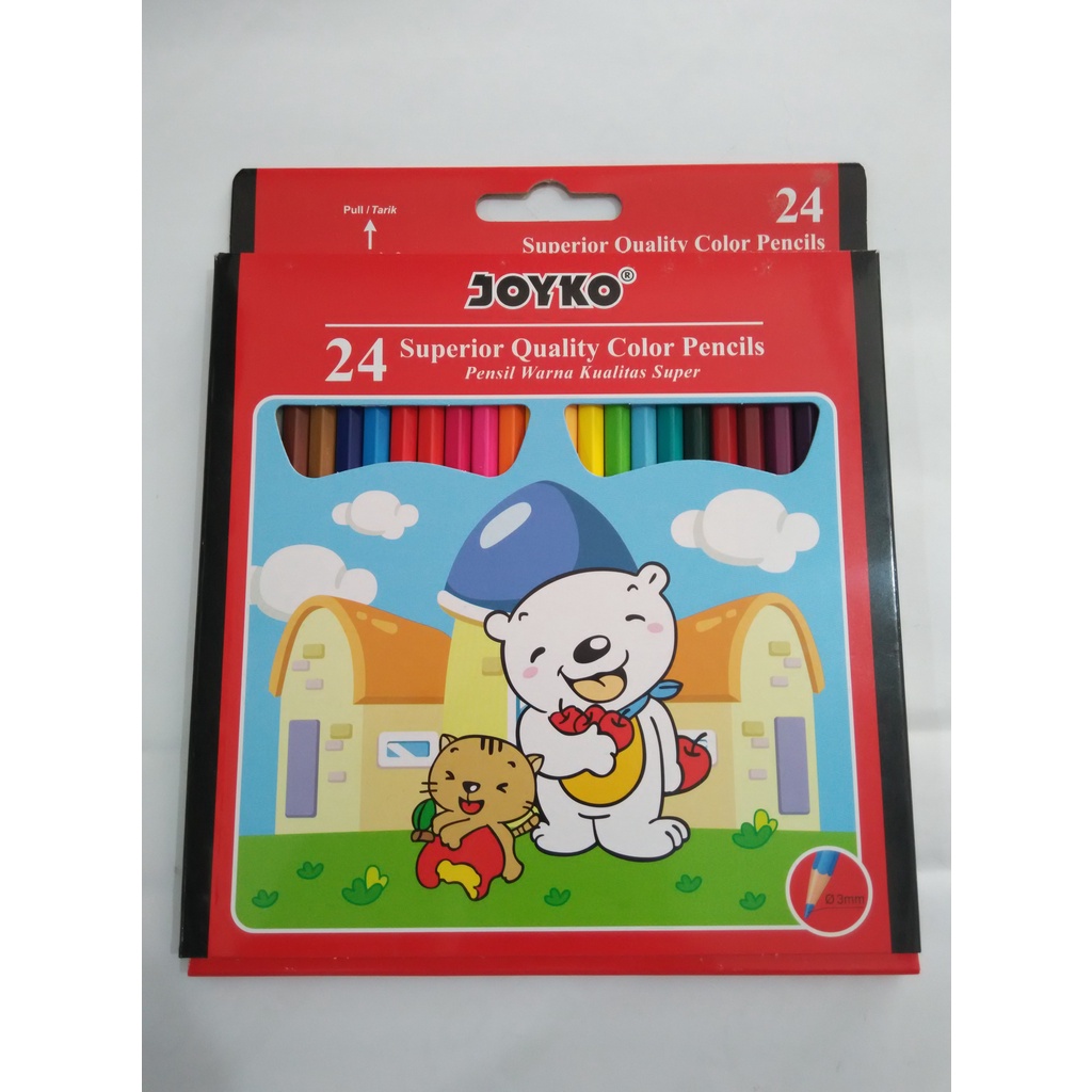 

Pensil Warna Joyko Besar Isi 24 Warna